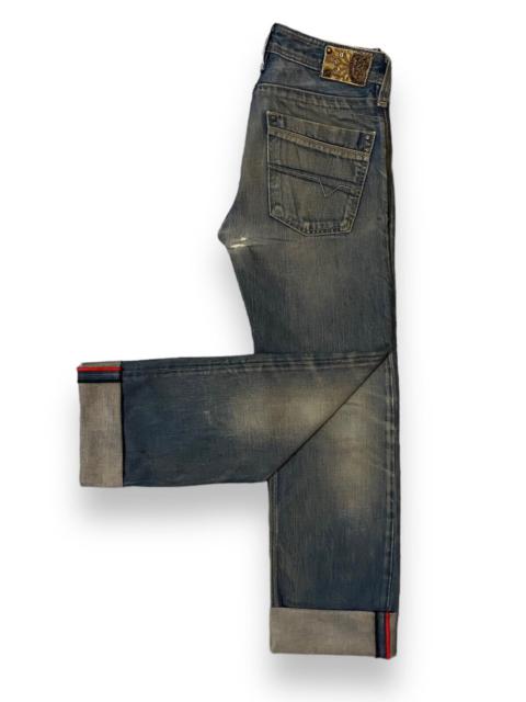 Men Jeans Diesel Timmen Selvedge Dirty Wash Straight Cut e'