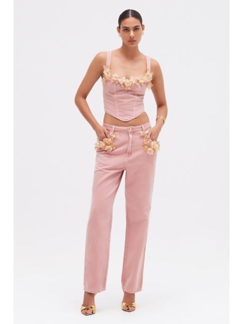 PatBO PINK DENIM PANT