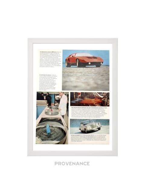Other Designers Mercedes-Benz Antique Vintage Newsprint Ad - C111 Concept