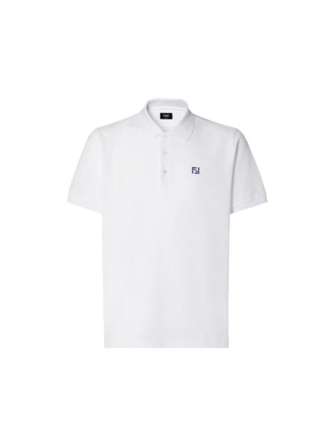 FENDI Fendi White Polo Shirts Men