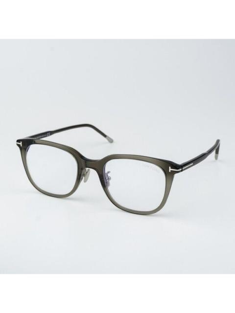 TOM FORD Tom Ford Women Eyeglasses Grey Blue Block Square FT5776-D-B/O 020 BRAND NEW