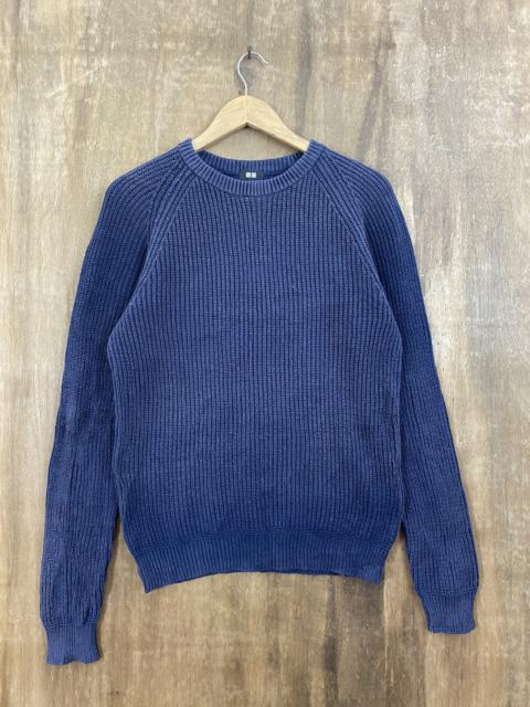 Other Designers Uniqlo - Uniqlo Dark Blue Faded Knit Sweaters #1917