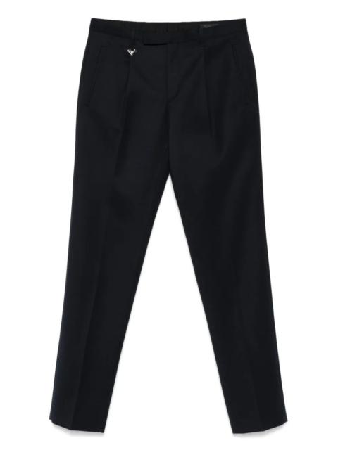 Prada Prada Men Tapered Leg Wool Trousers