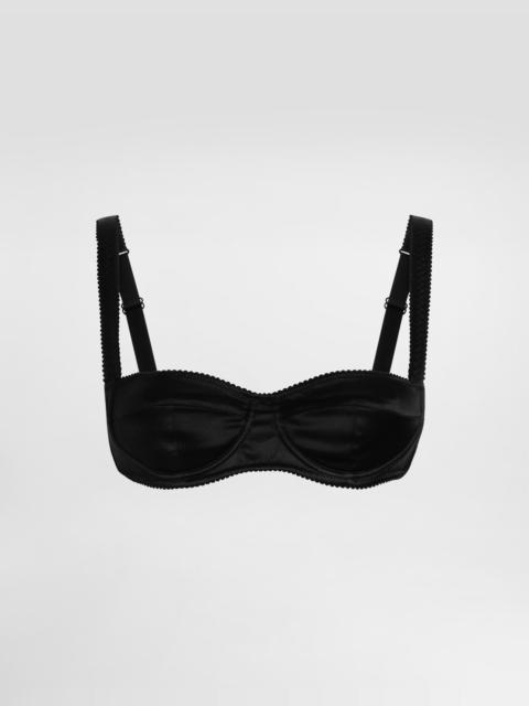 Dolce & Gabbana Satin balconette bra