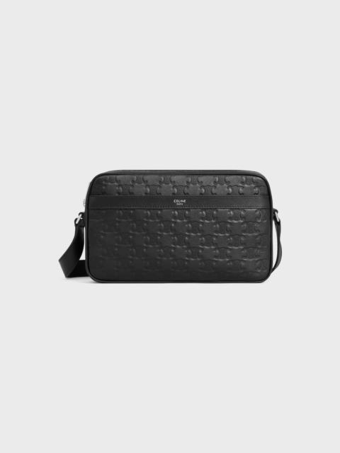 CELINE Medium messenger in Calfskin with triomphe embossed