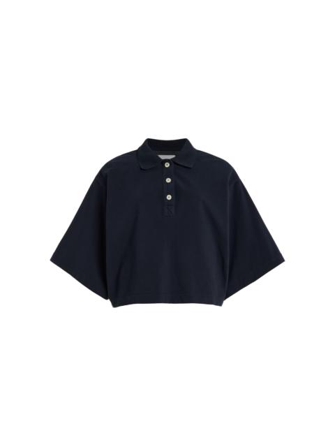 Citizens of Humanity Lowen Supima-Cotton Polo Shirt blue