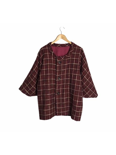 Other Designers Custom - Boro sashiko narogi kimono wool jacket button up