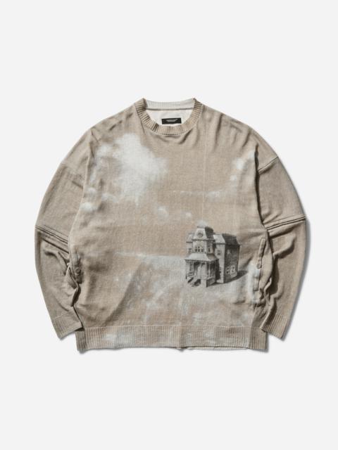 UNDERCOVER Men's Linen Total Pattern Sweater Natural