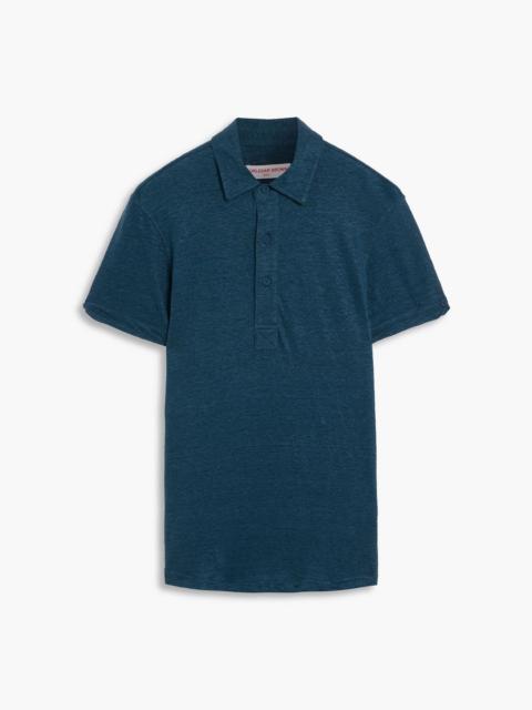 ORLEBAR BROWN Sebastian linen-jersey polo shirt