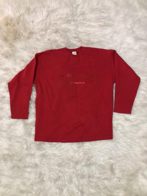 Other Designers United Colors Of Benetton - United Colour of Benetton red🔴 sweatshirt made in Italy
