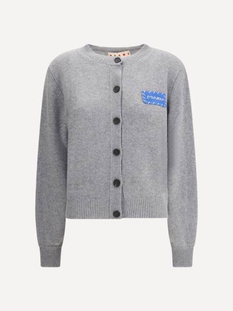 Marni Cashmere Cardigan with patch