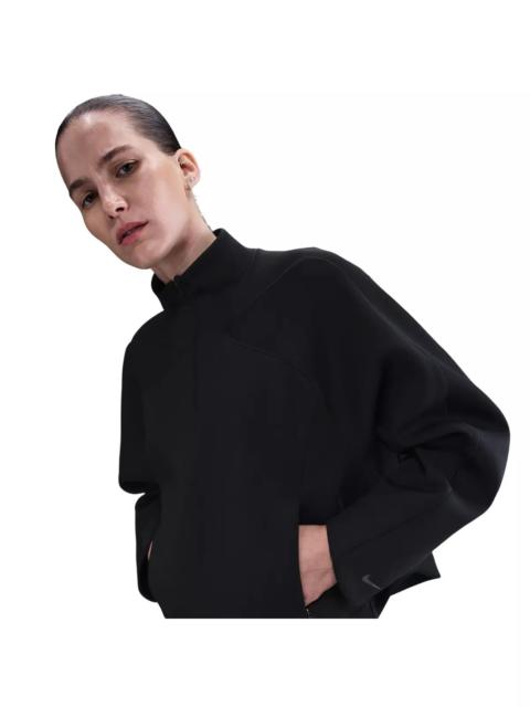 Nike Women's Universa Dri-FIT 1/4-Zip Top -Black