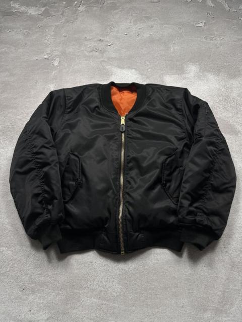 ALPHA INDUSTRIES Vintage Fostex Garments Kanye West Raf Style Bomber MA-1