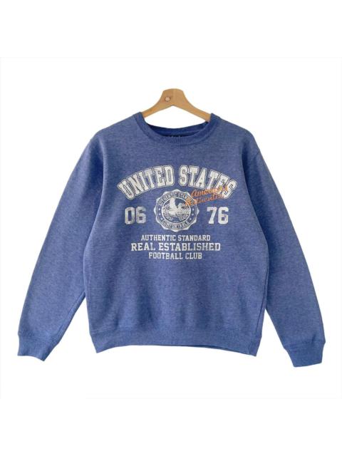 Other Designers Streetwear - US Real Established Football Club Crewneck Sweatshirt Size M