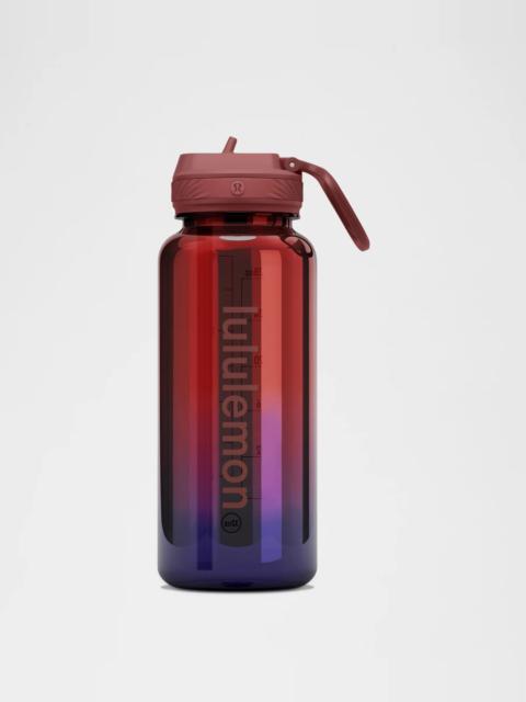lululemon Back to Life Clear Bottle 32oz *Straw Lid