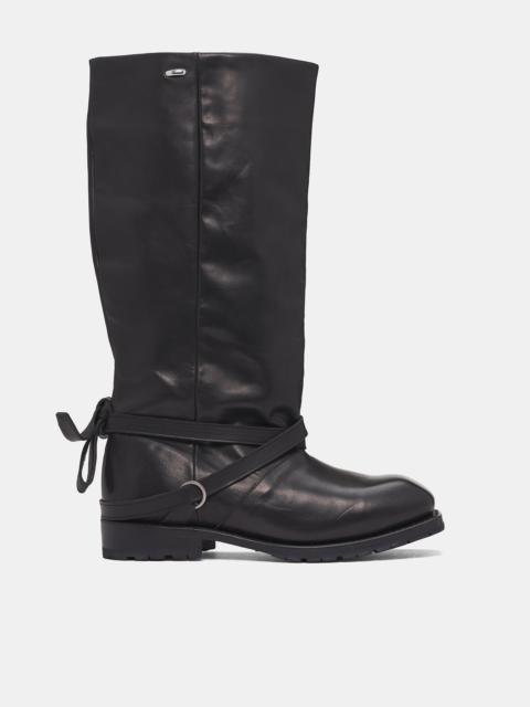 Our Legacy Black High Engine Leather Boots