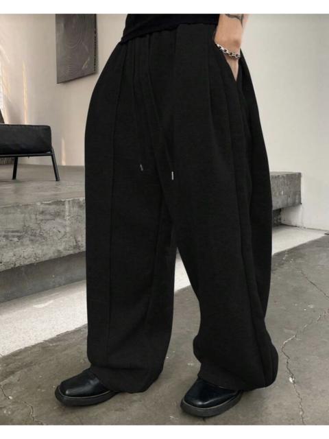 Other Designers Japanese Brand - Baggy black wide leg Sweatpant