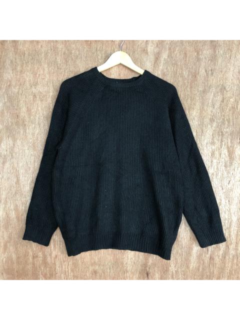 Other Designers Homespun Knitwear - TK Takeo Kikuchi sweatshirt plain Black Knitwear #c570