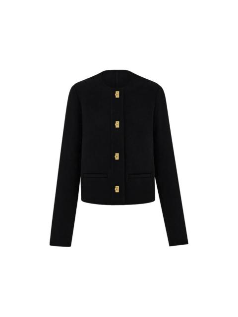 FERRAGAMO Ferragamo Black Jackets - Cropped Jackets Women