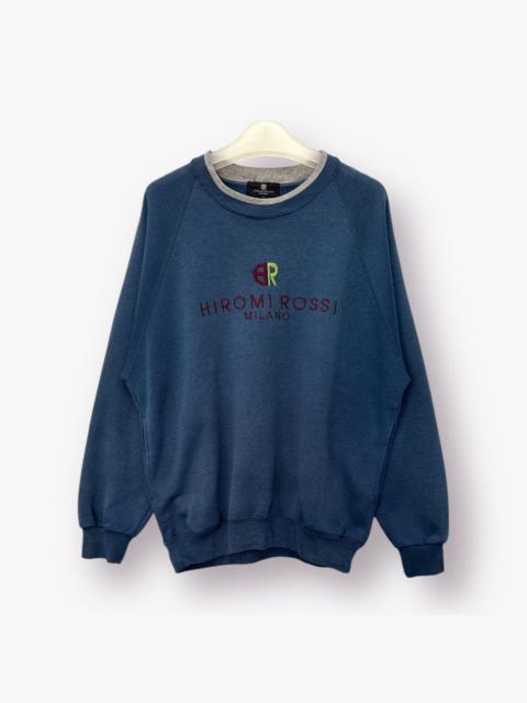 Other Designers Vintage - 🔥EMBROIDED🔥 Hiromi Rossi Milano Sweatshirt - L