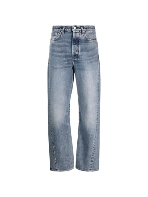 straight-leg jeans