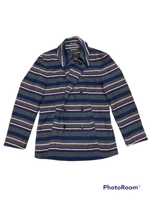 Other Designers Vintage - Vintage ined Homme Striped Jacket By Yohji Yamamoto