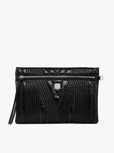 MCM Kissen Zip Pouch in M Quilted Nylon