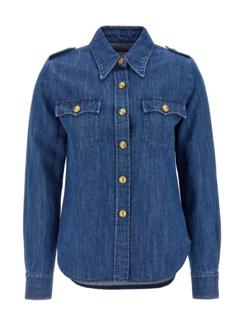 Valentino Valentino Garavani Women Valentino Garavani Denim Shirt