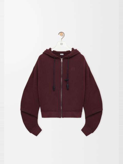 Loewe Flamenco hoodie in cotton and cashmere