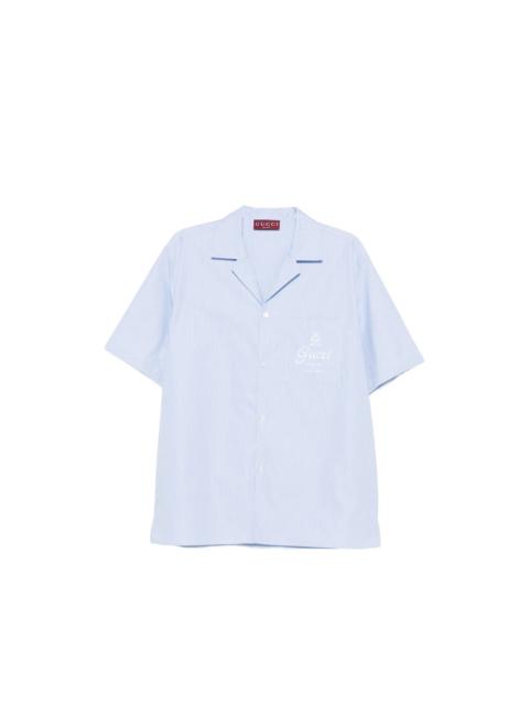 GUCCI Gucci Blue Shirts Men