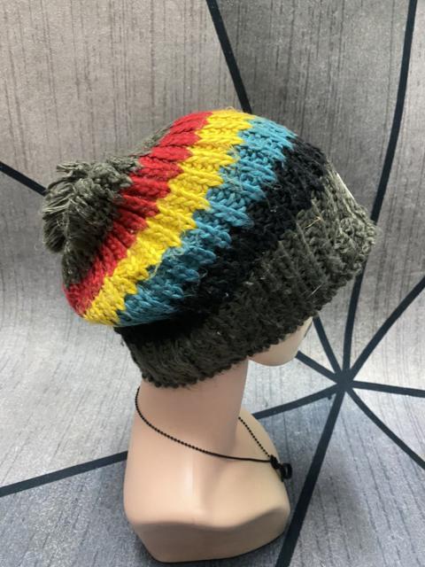 Other Designers DAKINE Brand Rasta Stripes Patches Beanie Hat