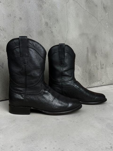 Other Designers Tecovas The Earl Lizard Snake Python Cowboy Western Boots