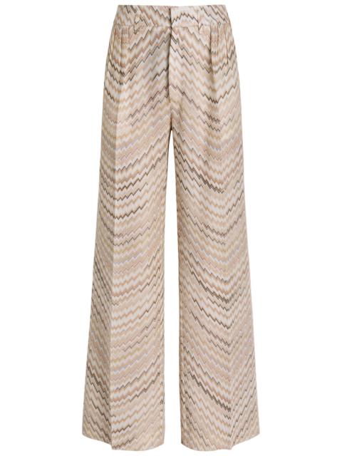 Missoni Missoni Zigzag Fine-knit Trousers