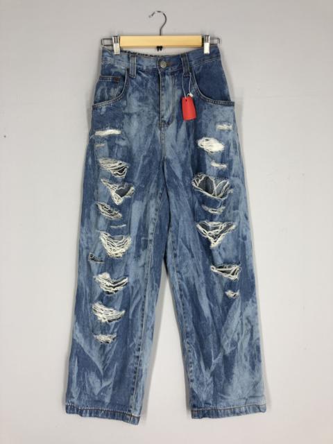 Other Designers Vintage - Vintage Rasvoa Ripped Jean Distressed Jean Size 28