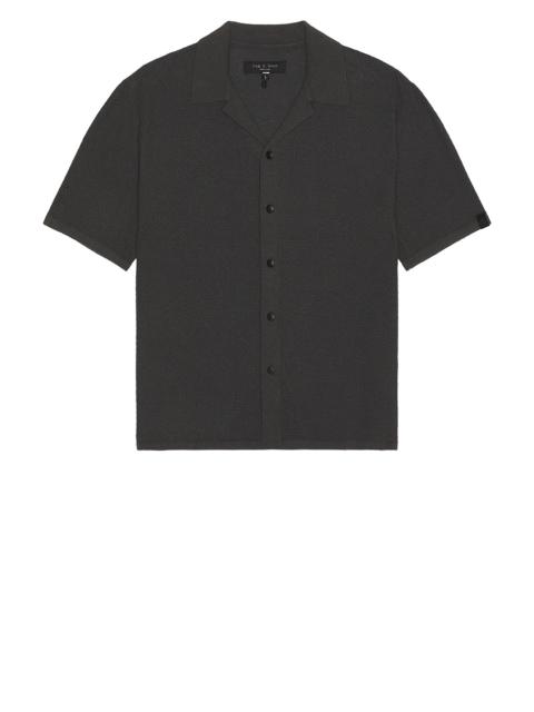 rag & bone Zig-Zag Avery Short Sleeve Shirt