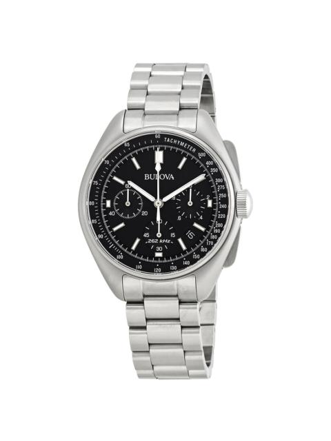 Bulova - Bulova Lunar Pilot Chronograph Black Dial Men's Watch 96B258