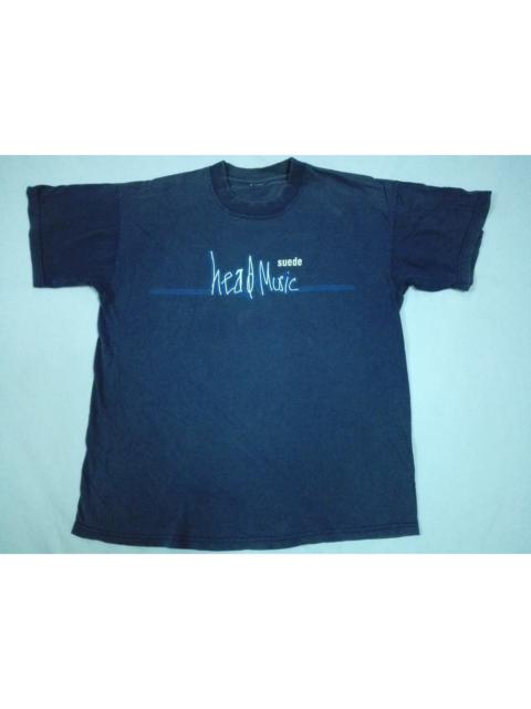 Other Designers Vintage - Vintage 90s SUEDE Head Music 1999 Britpop Rock Tee