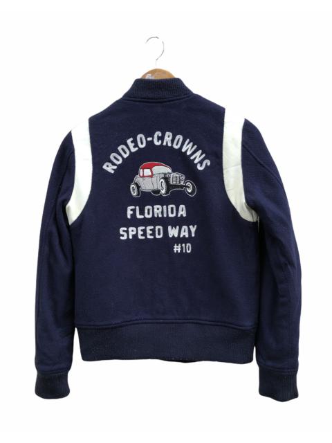 Other Designers Varsity - 🔥RARE RODEO CROWS FLORIDA SPEED WAY VARSITY JACKET