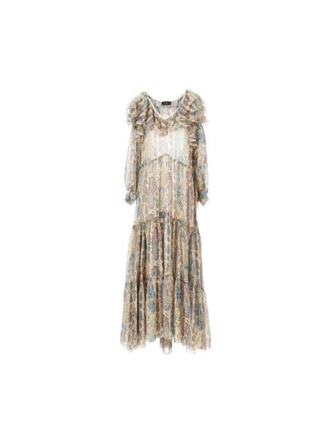 Etro PAISLEY SILK MAXI DRESS