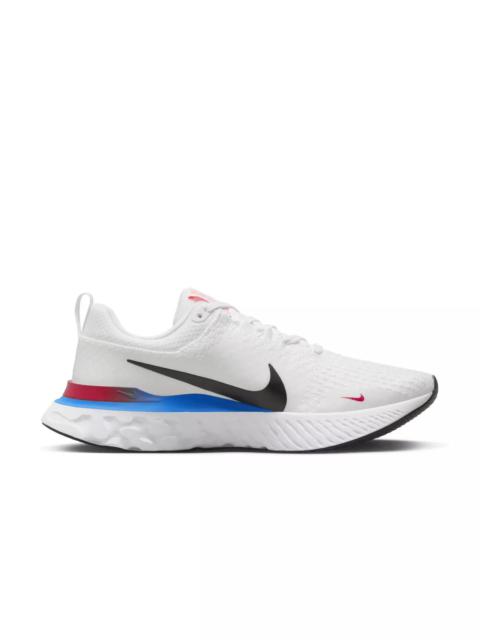 Nike React Infinity 3 "White/Photo Blue/University Red/Black" Men's Running Shoe