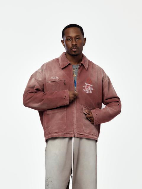Paly SYNANON CORD WORK JACKET (BURGUNDY)