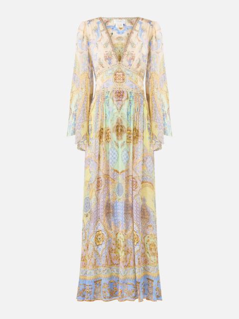 CAMILLA FLARED SLEEVE DRESS