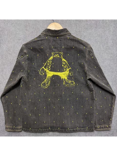 UNDERCOVER SS02 Undercover Illusion of Haze Bear Denim Jacket
