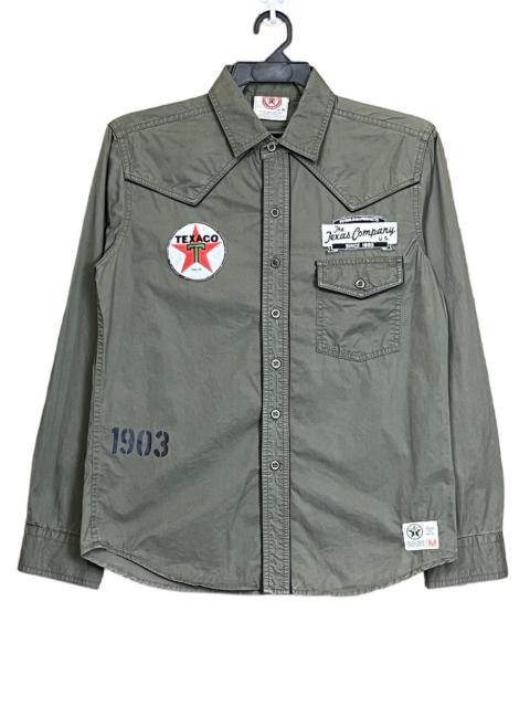 Other Designers American Apparel - OFFER🔥TEXACO USA PETROLEUM TEXAS COMPANY BUTTON UPS SHIRT