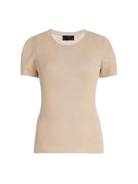 NILI LOTAN Hettie Silk Sweater ivory