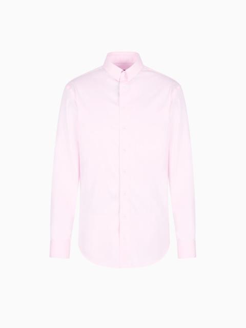 GIORGIO ARMANI Cotton twill shirt