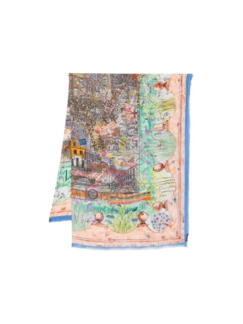 Faliero Sarti Milano Silk Blend Stole