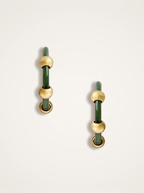 La DoubleJ Studded Hoops