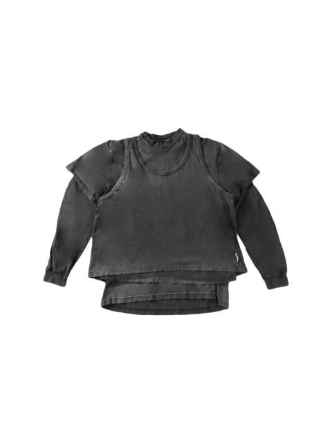 distressed sweater