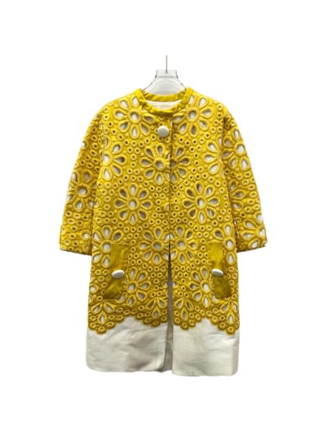 Louis Vuitton Louis Vuitton Yellow Embroidered Coat